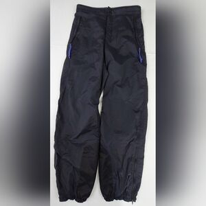 Patagonia Black Pants with Blue Accents